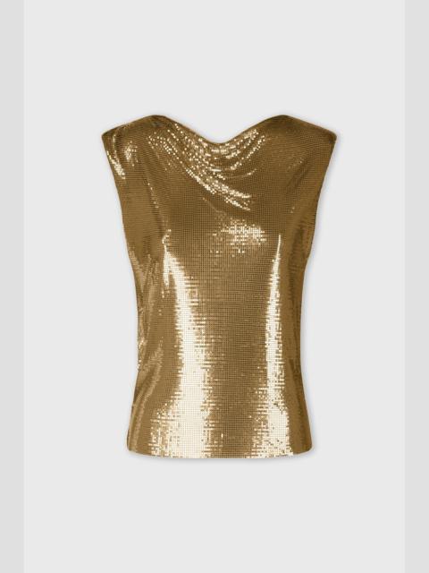 Paco Rabanne GOLD CHAINMAIL TOP