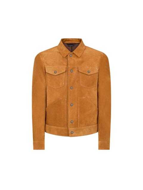 CASHMERE SUEDE WESTERN JACKET