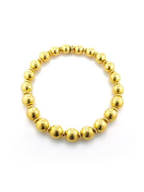DAVID WEBB Hammered Disco Ball Bail Necklace