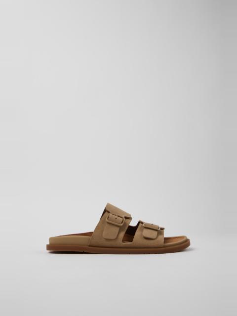 CAMPERLAB Brown Suede Sandals for Women.