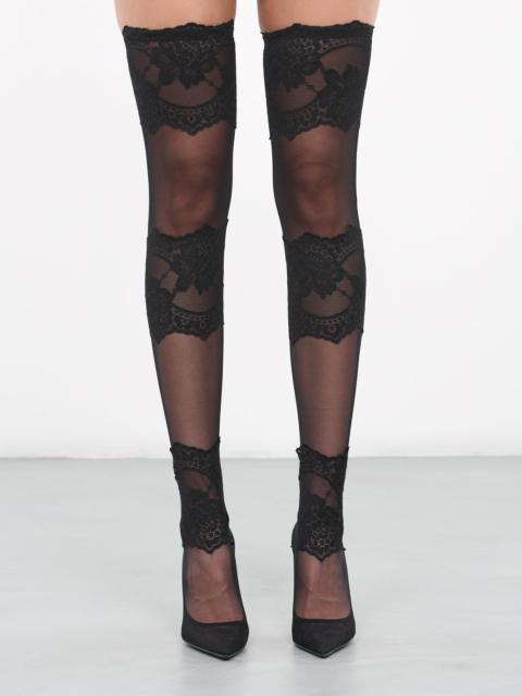 Dolce & Gabbana Lace Stocking Boots