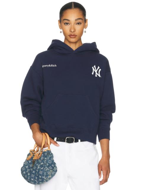 Sporty & Rich x Yankees Curve Hoodie