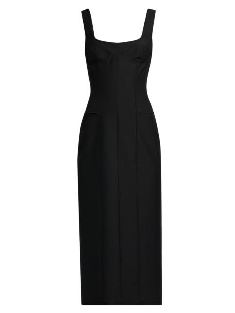 Alexander McQueen Women's Seamed Wool-Mohair Sheath Dress - Black