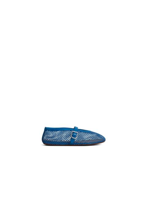 Alaïa BALLET FLATS IN FISHNET