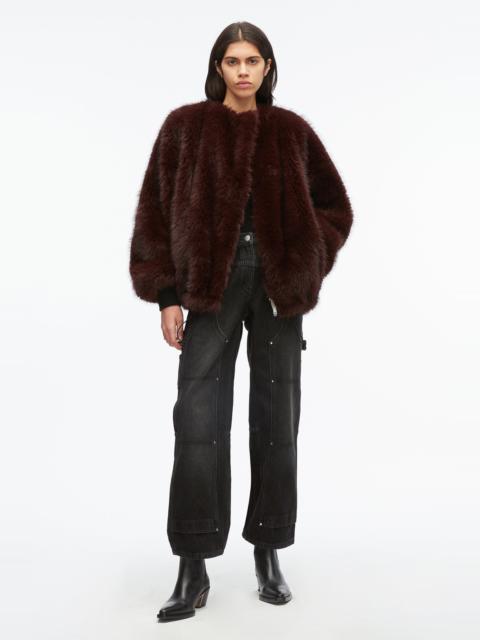 3.1 Phillip Lim Faux Fur Blouson Jacket