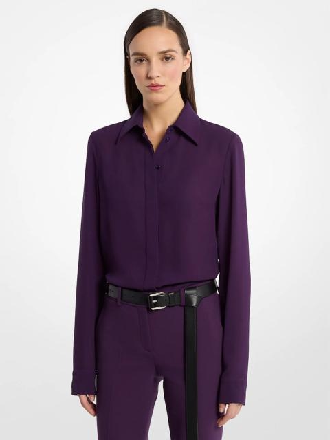 MICHAEL KORS COLLECTION Hansen Silk Georgette Shirt