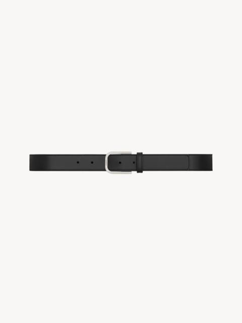 SAINT LAURENT MINIMAL BELT IN SMOOTH LEATHER