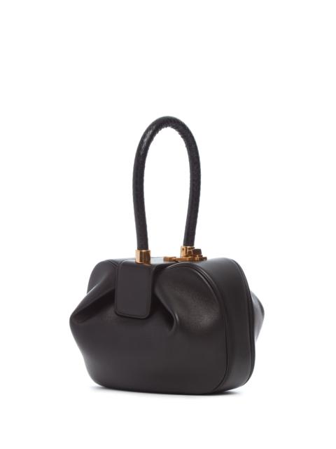 GABRIELA HEARST Nina Bag in Black Nappa Leather with Snakeskin Handle