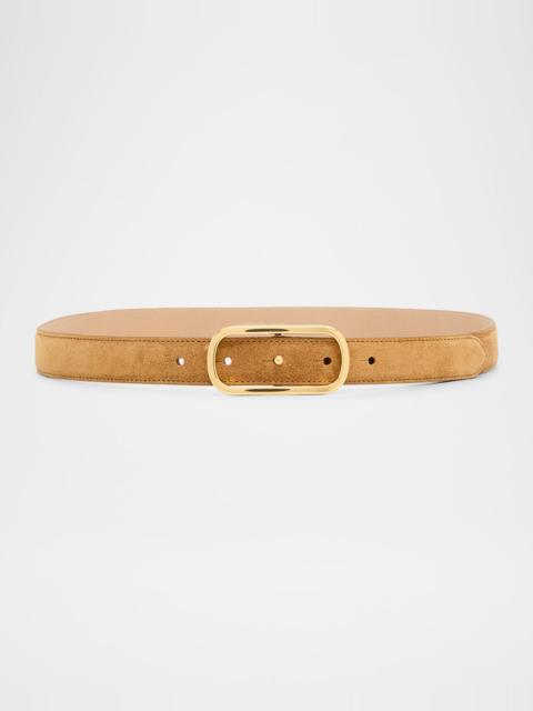 VERONICA BEARD Loop Suede Belt