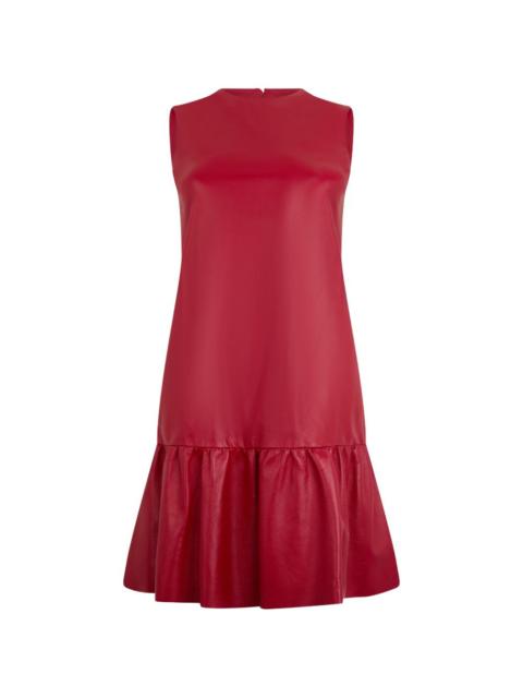 Valentino bow-detail ruffled-hem mini dress