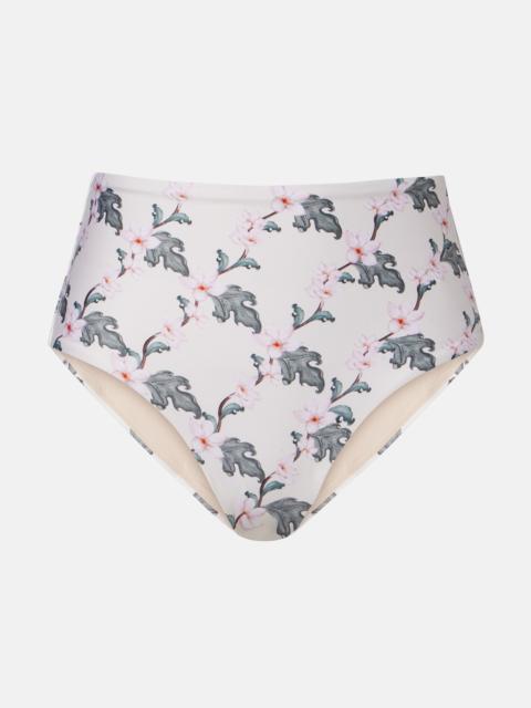Agua by Agua Bendita Magenta floral bikini bottoms