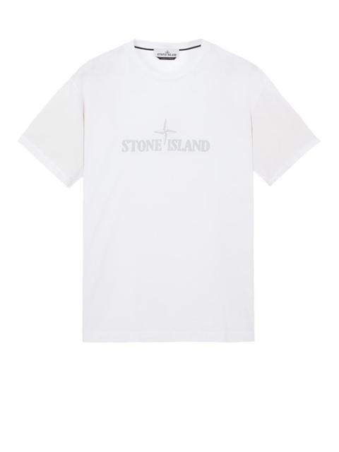 Stone Island 21579 'STITCHES TWO' EMBROIDERY WHITE