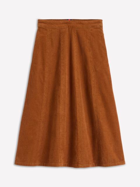 BODEN Joy Cord Midi Skirt-Ginger
