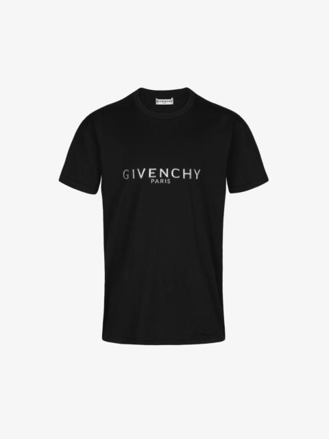 GIVENCHY PARIS signature slim embossed t-shirt
