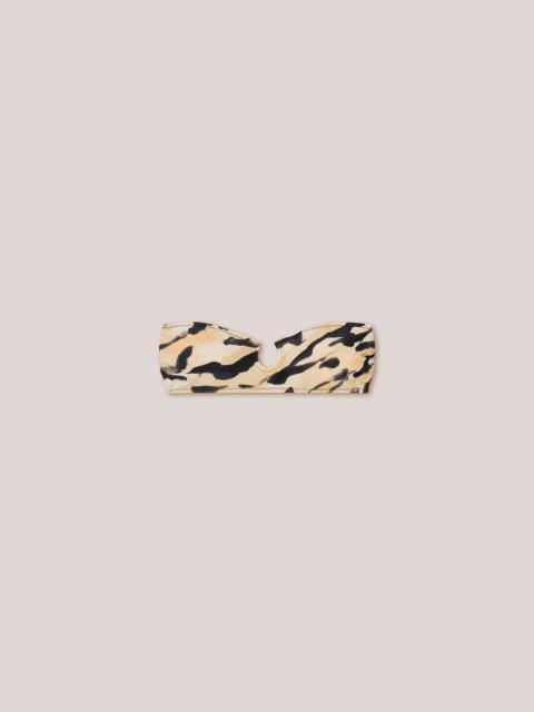 Nanushka MAHY - Round front wire bandeau - Animal print