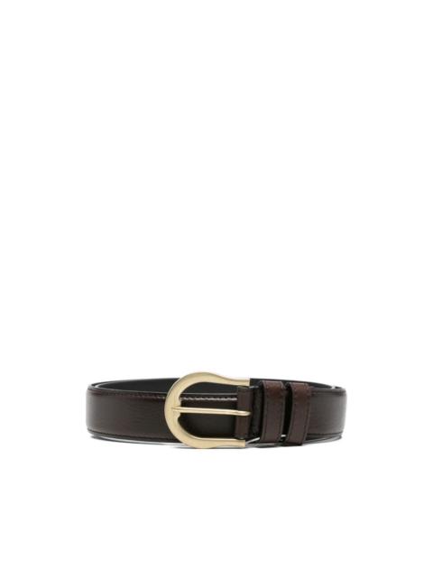 Tonywack buckle leather belt