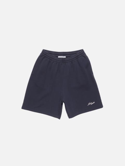Acne Studios Casual fleece shorts - Dark navy