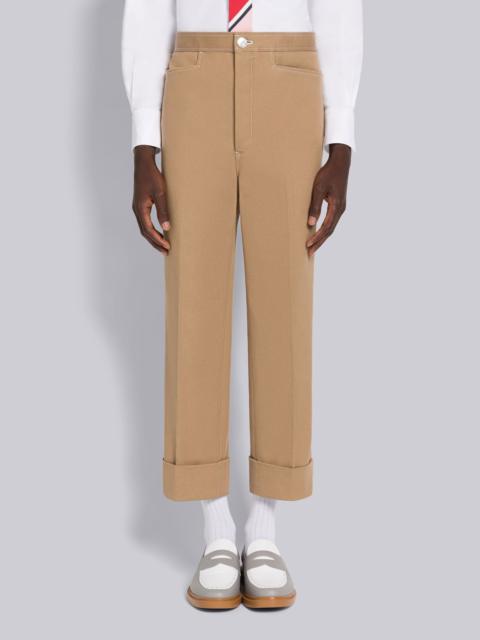 Thom Browne SELVEDGE DENIM TRACK STITCH BACKSTRAP TROUSER