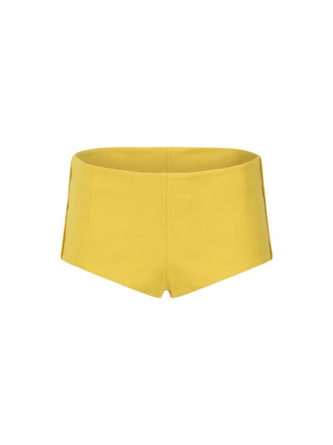 entire studios WOOLIE SHORTS MUSTARD