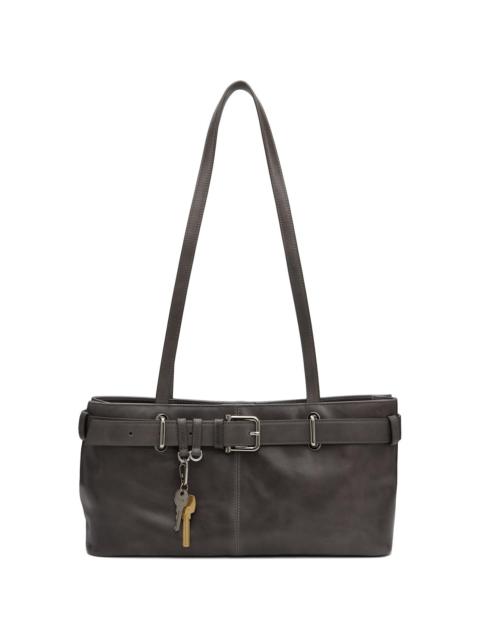 OSOI Gray Shoulder Brocle Bag