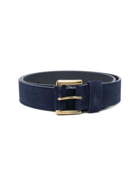 Polo Ralph Lauren suede buckle belt