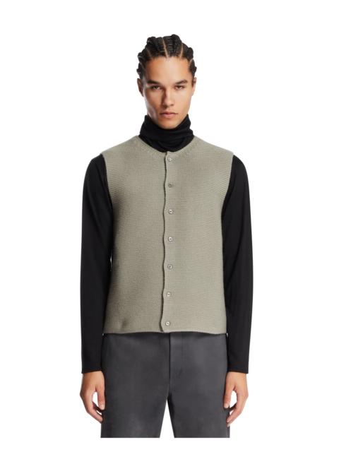 RIER Gray Wool Tyrolean Vest