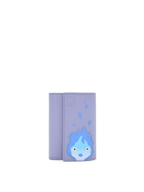 Loewe Calcifer small vertical wallet in classic calfskin