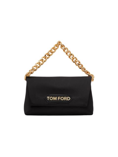TOM FORD Black Mini Label Chain Bag