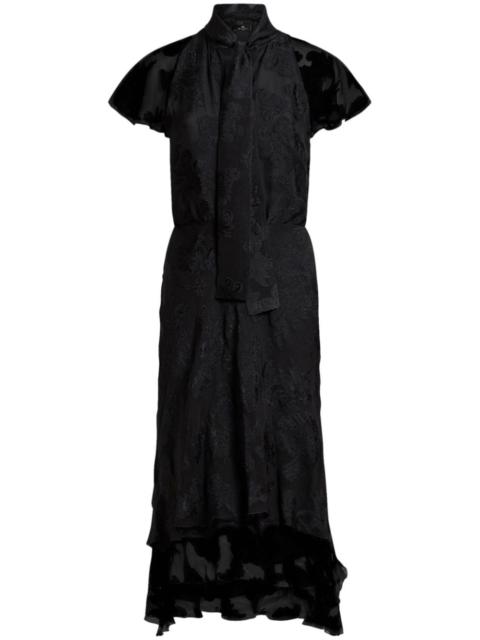 Etro chiffon midi dress