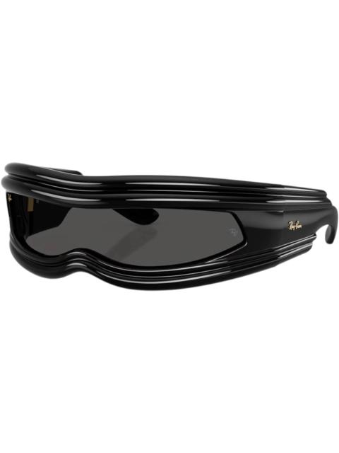 Ray-Ban Ray-Ban x A$AP Ultra Wrap 001 Next Generation Collection Sunglasses Polished Black Ultra Black (RB49