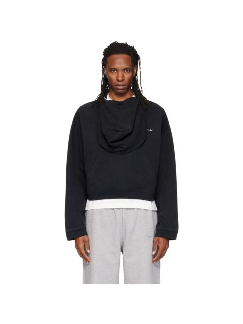 VETEMENTS Black Athletic Logo Hoodie