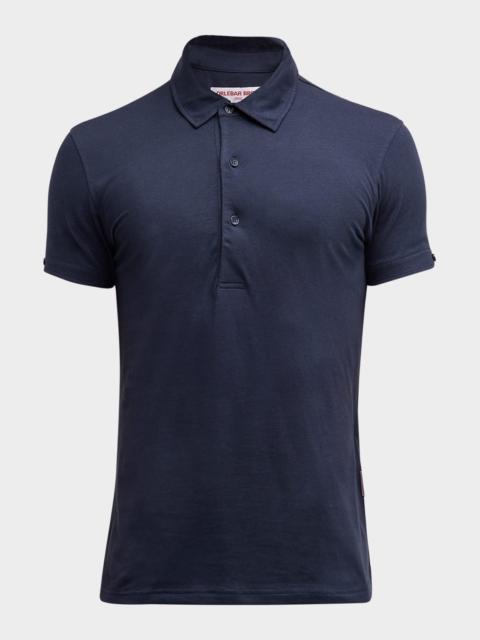 ORLEBAR BROWN Men's Sebastian Cotton-Silk Polo Shirt