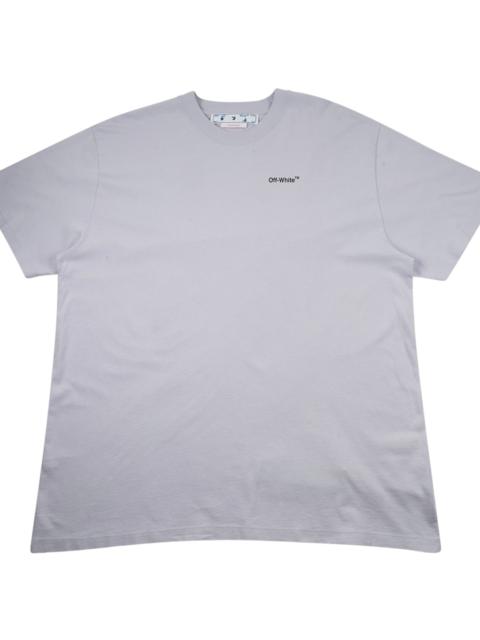 Off-White Caravag Arrow Over S/s Tee "Pink" OMAA038F22JER0023610