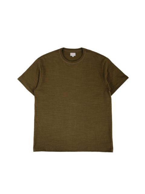 The Real McCoys MC19010 Athletic T-Shirt / Loop-Wheel Olive