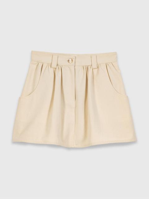 maje Cotton skort