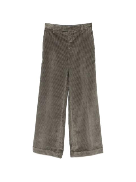 Brunello Cucinelli corduroy wide-leg trousers