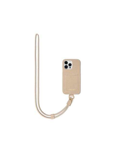 MAISON de SABRÉ Sling leather iPhone 14 Pro phone case