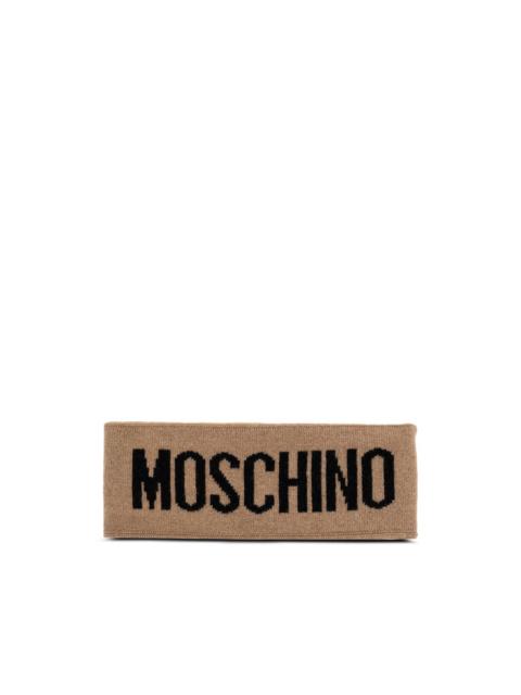Moschino logo-intarsia headband