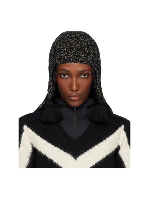 Valentino Black Wool Beanie