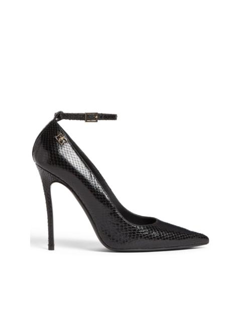 DSQUARED2 snakeskin-effect leather pumps