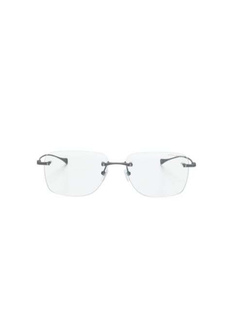 DITA rectangle-frame thin-arms glasses