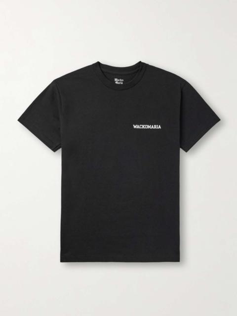 WACKO MARIA Logo-Print Cotton-Jersey Tシャツ WACKO MARIA Logo-Print Cotton-Jersey T-Shirt | REVERSIBLE
