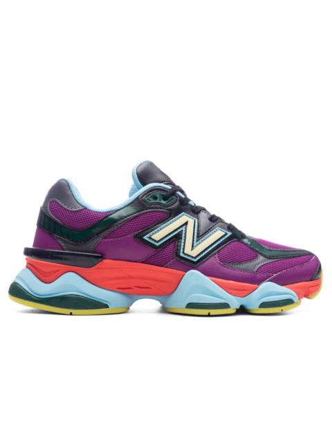 New Balance 9060 - PURPLE FUCHSIA/BLAST RED/WASHED AMBER
