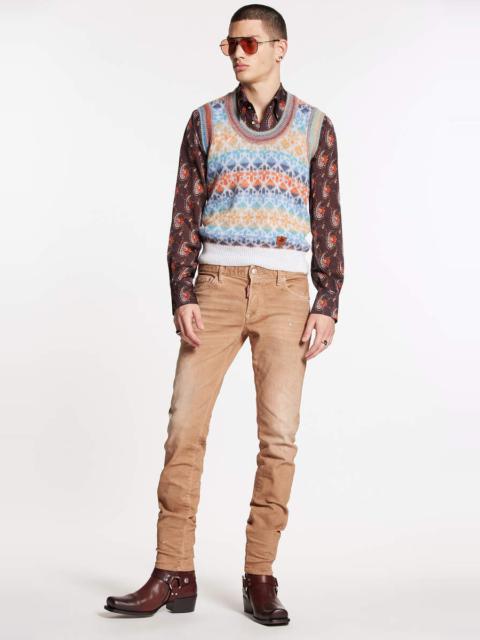 DSQUARED2 GARMENT DYED SLIM JEANS