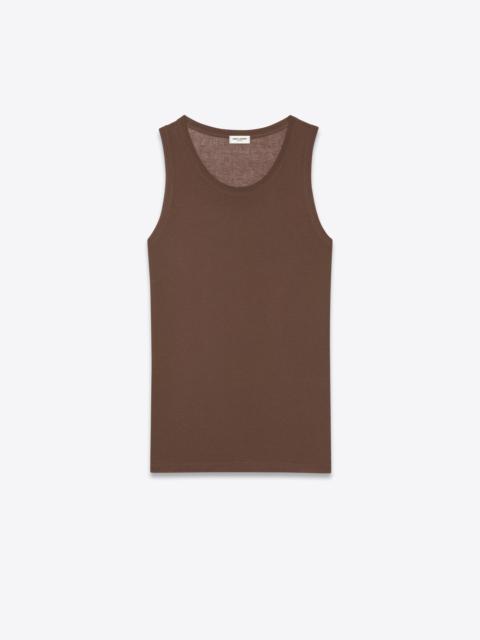 SAINT LAURENT tank top in viscose jersey