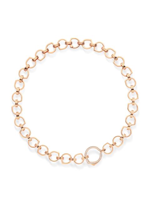 REPOSSI Antifer 18K Rose Gold & 0.4 TCW Diamond Chain Necklace