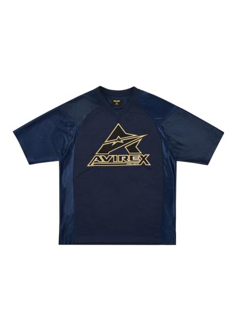 PALACE PALACE AVIREX MESH JERSEY NAVY