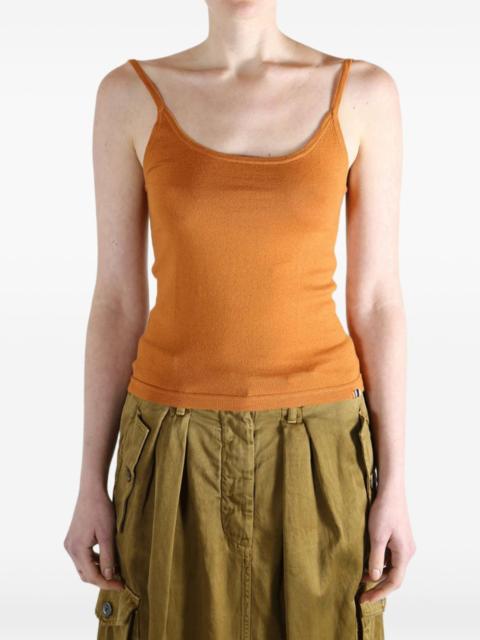 extreme cashmere Britney spaghetti-strap top