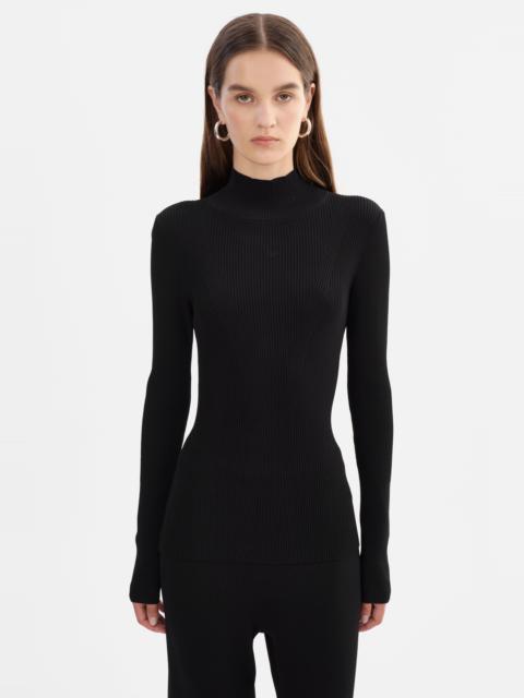 LAMARQUE SANDRINE | Long Sleeve Mock Neck Top