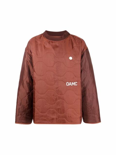 OAMC Peacemaker-print quilted jacket